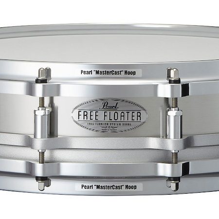 Pearl Free Floating 14" x 3.5" Stainless Steel Snare Drum