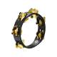Meinl Compact Wood Tambourine, Hand Hammered Brass Jingles