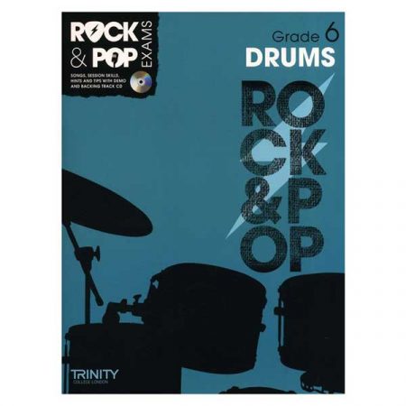 Trinity College London Book & CD - Rock & Pop Exams Drums Grade 6