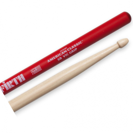 Vic Firth 5B American Classic Vic Grip Wood Tip Drumsticks