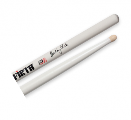Vic Firth Buddy Rich Wood Tip Drumsticks (white)