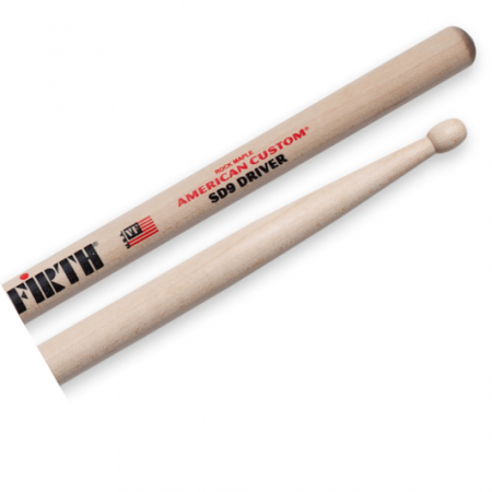 Vic Firth SD9 Driver American Custom Wood Tip Drumsticks