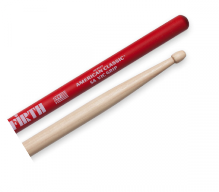 Vic Firth 5A Vic Grip Amercian Classic Wood Tip Drumsticks