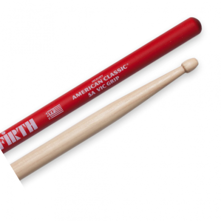 Vic Firth 5A Vic Grip Amercian Classic Wood Tip Drumsticks