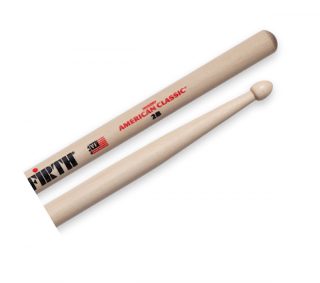 Vic Firth 2B American Classic Wood Tip Drumsticks