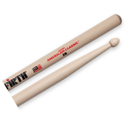 Vic Firth 2B American Classic Wood Tip Drumsticks
