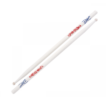 Zildjian Travis Barker Wood Tip Drumsticks (white)
