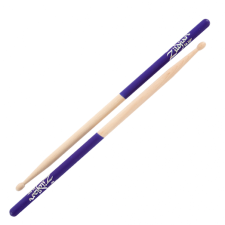 Zildjian 5A Dips Wood Tip Drumsticks (purple)