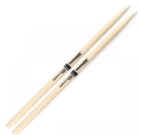 Promark Hickory 5B Nylon Tip Drumstick