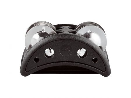 Meinl Foot Tambourine in Black with Stainless Steel Jingles