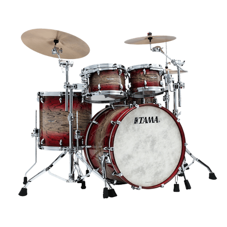 Tama STAR Walnut 22" (4pc) Shell Pack in Garnet Japanese Sen Burst