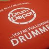 Drum Depot Official 'Like Most Musicians......You're Following A Drummer!' T-Shirt