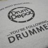 Drum Depot Official 'Like Most Musicians......You're Following A Drummer!' T-Shirt