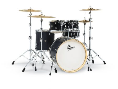 Gretsch Catalina Maple 22" (5pc) Shell Pack in Ebony Satin