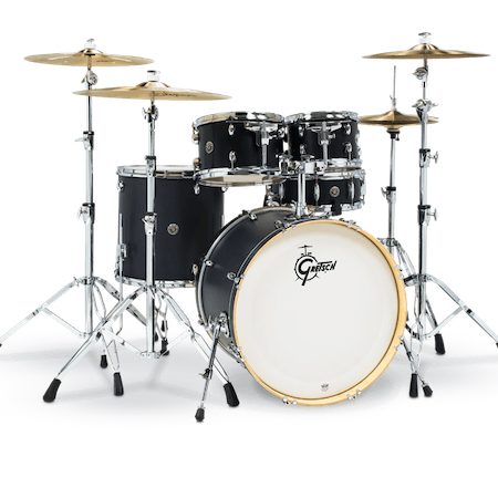 Gretsch Catalina Maple 22" (5pc) Shell Pack in Ebony Satin