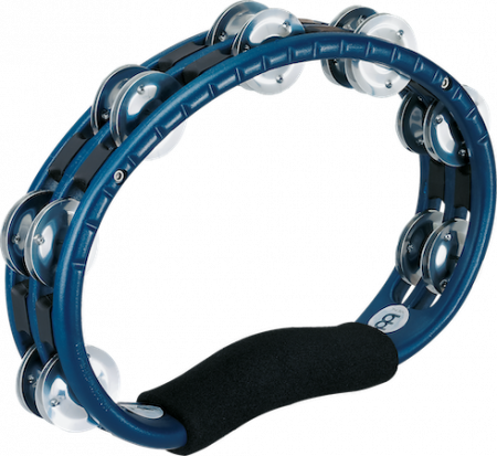 Meinl Hand Held Aluminum Jingles Blue Tambourine