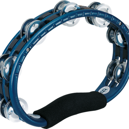 Meinl Hand Held Aluminum Jingles Blue Tambourine