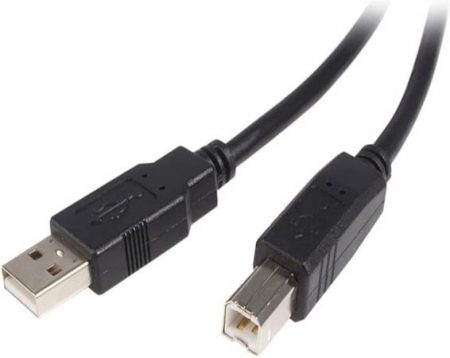 3M USB2 M-M A Plug To B Plug Cable in Black
